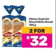 Game Albany Superior Sliced White Bread-For 2 x 700g offer