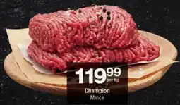 Checkers Champion Mince offer