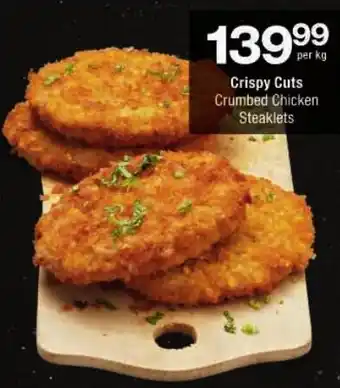 Checkers Crispy Cuts Crumbed Chicken Steaklets offer