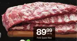 Checkers Pork Spare Ribs offer
