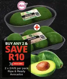 Checkers Ripe & Ready Avocados offer