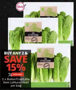 Checkers Butter/ Cos/ Little Gem Lettuce Head offer
