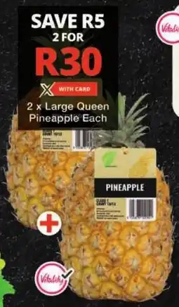 Checkers Large Queen Pineapple offer