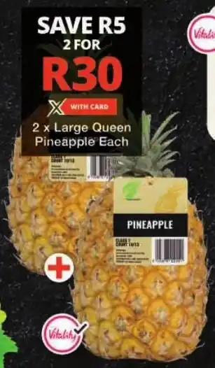 Checkers Large Queen Pineapple offer