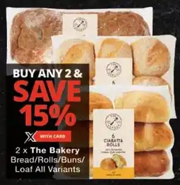 Checkers The Bakery Bread/ Rolls/ Buns/ Loaf All Variants offer
