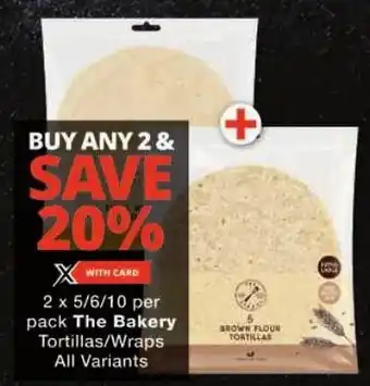 Checkers The Bakery Tortillas/ Wraps All Variants offer