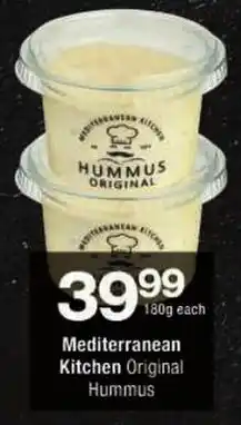 Checkers Mediterranean Kitchen Original Hummus offer