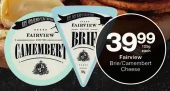 Checkers Fairview Brie/ Camembert Cheese offer