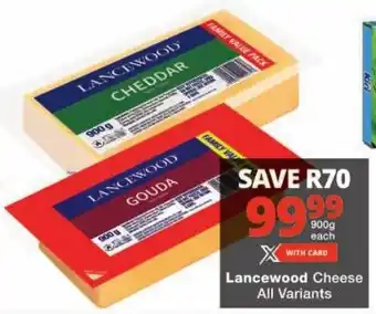 Checkers Lancewood Cheese All Variants offer