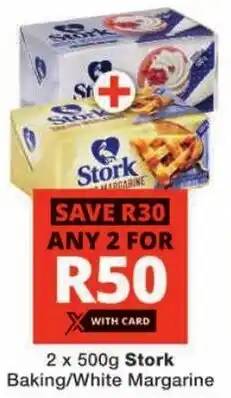Checkers Stork Baking/ White Margarine offer