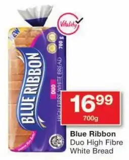Checkers Blue Ribbon Duo High Fibre White Bread offer