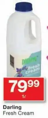 Checkers Darling Fresh Cream offer