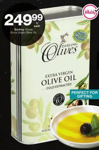 Checkers Darling Olives Extra Virgin Olive Oil offer