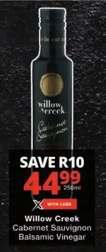 Checkers Willow Creek Cabernet Sauvignon Balsamic Vinegar offer