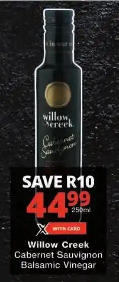 Checkers Willow Creek Cabernet Sauvignon Balsamic Vinegar offer
