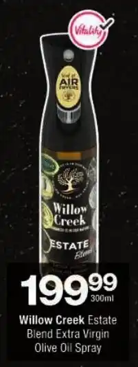 Checkers Willow Creek Estate Blend Extra Virgin Olive Oil Spray offer