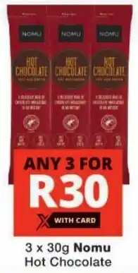 Checkers Nomu Hot Chocolate offer