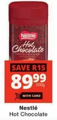 Checkers Nestlé Hot Chocolate offer