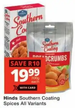Checkers Hinds Southern Coating Spices All Variants offer