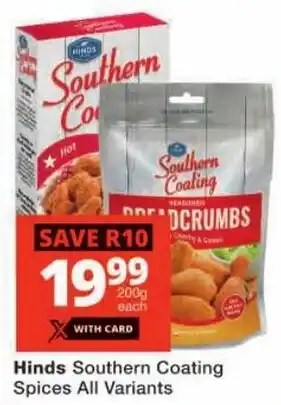 Checkers Hinds Southern Coating Spices All Variants offer