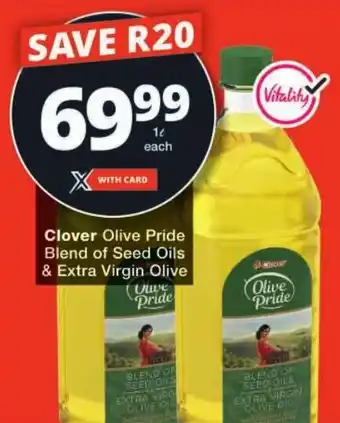 Checkers Clover Olive Pride Blend of Seed Oils & Extra Virgin Olive offer