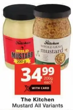Checkers The Kitchen Mustard All Variants offer
