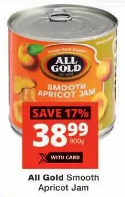 Checkers All Gold Smooth Apricot Jam offer