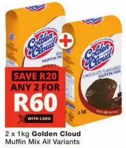 Checkers Golden Cloud Muffin Mix All Variants offer