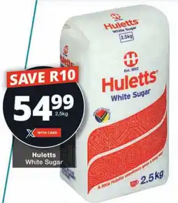 Checkers Huletts White Sugar offer