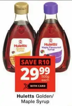 Checkers Huletts Golden/ Maple Syrup offer