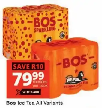 Checkers Bos Ice Tea All Variants offer