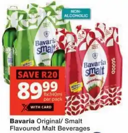Checkers Bavaria Original/ Smalt Flavoured Malt Beverages offer