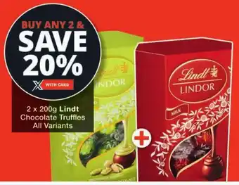 Checkers Lindt Chocolate Truffles All Variants offer