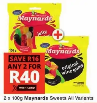 Checkers Maynards Sweets All Variants offer