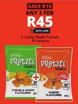 Checkers Truda Pretzels All Variants offer