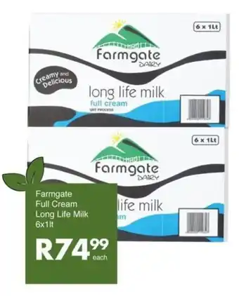 Save Hyper Farmgate Full Cream Long Life Milk offer