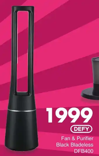 Save Hyper DEFY Fan & Purifier Black Bladeless offer