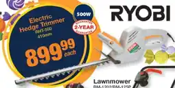 Mica RYOBI Electric Hedge Trimmer offer