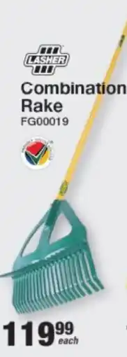 Mica LASHER Combination Rake offer