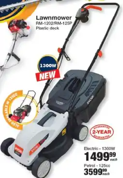 Mica RYOBI Electric Lawnmower offer