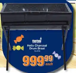 Mica Totai Helix Charcoal Drum Braai offer