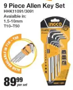 Mica INGCO Allen Key Set offer