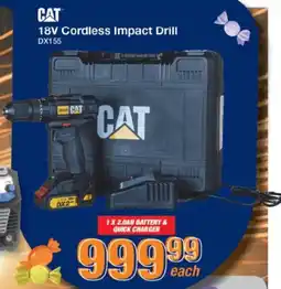 Mica CAT 18V Cordless Impact Drill offer