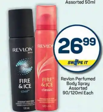 Pick n Pay Revlon Perfumed Body Spray Assorted 90/120ml Each offer