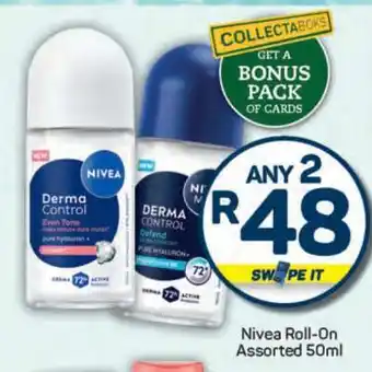 Pick n Pay Nivea Roll-on Assorted 50ml offer