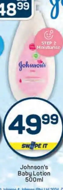 Pick n Pay Johnson's Baby Lotion-500ml offer