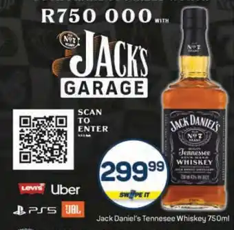 Pick n Pay Jack Daniel's Tennessee Whiskey 750ml offer