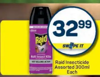 Pick n Pay Raid Insecticide Assorted 300ml Each offer