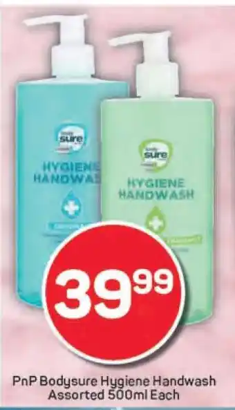 Pick n Pay PnP Bodysure Hygiene Handwash Assorted 500ml Each offer