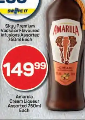 Pick n Pay Amarula Cream Liqueur Assorted 750ml Each offer